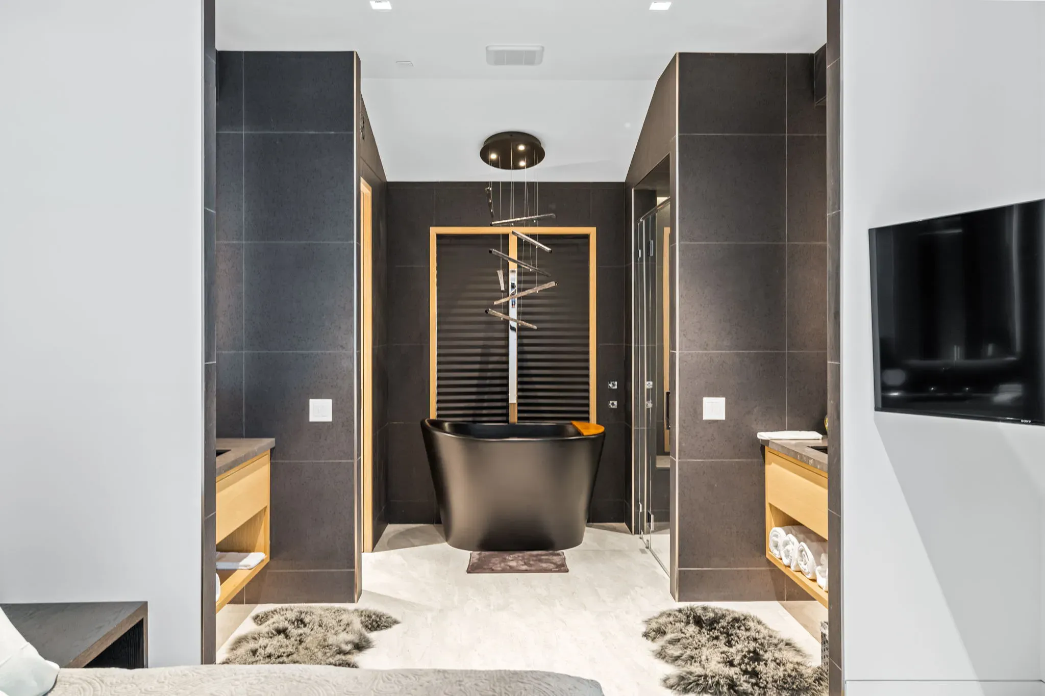 Remodeled guest bathroom, North Ranch